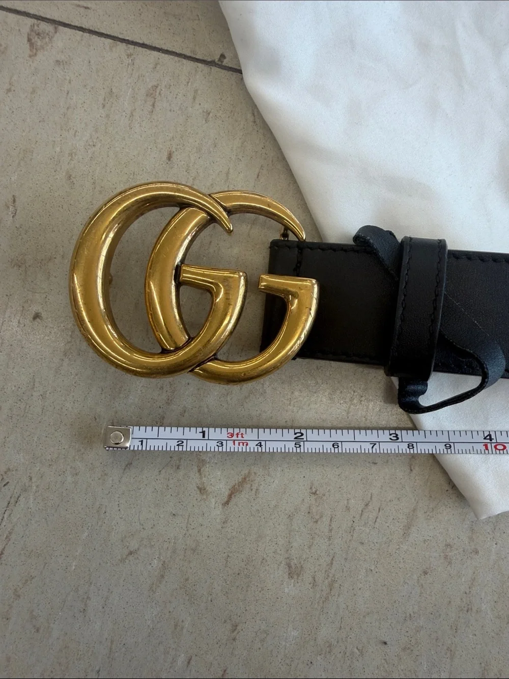 Gucci black leather